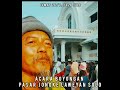 Acara boyongan pasar jongke hari ini.