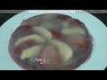 Recipe - Jelly Fruit Cake using Agar Agar