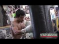 Manny Pacquiao's LA Workout Against Miguel Cotto