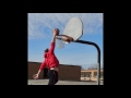 Uncle J shoots some hoops on a warm winter day