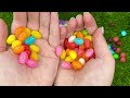 Oddly Satisfying l Unpacking PUPRLE Lollipops, Papita & Skittles AND Chocolate Sweets, ASMR sounds 🍭