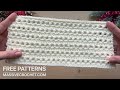 The EASIEST and FASTEST Crochet Pattern for Beginners! ⚡️ 🥰 LOVELY Crochet Stitch for Baby Blanket