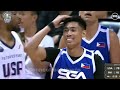 SIGAWAN LAHAT! Nag SHOWTIME si ABARRIENTOS, ABANDO at CMAC! | SGA PHILIPPINES vs USA FULL HIGHLIGHTS