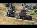 Irani Fighter Jets & Helicopters Attack on Israeli Military Weapons Supply Convoy - GTA5