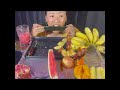 Trying Out Exotic fruits With Extreme Crunchy Candied Homemade Fruits Mukbang||Himal Rai RealEstate