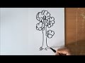 Dahan Dulu - Cara Menggambar Pohon