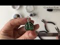 How to wire wrap a mini crystal ball 🔮 DIY