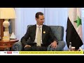 President Assad returns to Arab League summit after suspension