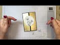 Stamp Around UK Video Hop July 2024 - Gold and Black