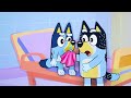 Baby Bluey Cried A Lot? - WHY Don't Parents Love Me? | Pretend Play with Bluey Paper Toys