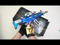 Toy gun unboxing review, electric sound and light testing, electric submachine gun
