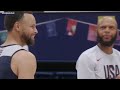 MORE VISUALS OF LEBRON, KD, STEPH, ANT & TEAM USAs YESTERDAYS POST PRACTICE