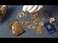 $18K GOLD ASMR (lots of clinking metals) #preciousmetals #bullion