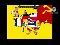 Flag map of Europe 1934