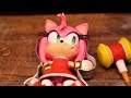 Amy Rose cookie in cookie cutter. If I fits, I sits! [Sonic]