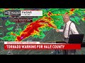 Live ABC 33/40 Tornado Coverage - March 25, 2021