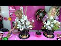 How to Make a Snowman Christmas Centerpiece - DIY Snowman Table Arrangement Tutorial