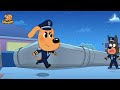 Help! We're on Fire🔥 | Safety Cartoons for Kids | Police Resue | Sheriff Labrador