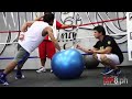 Manny Pacquiao - Manny does Strength Exercises with Alex Ariza