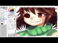 Speedpaint Undertale - DETERMINATION (Frisk/Chara)