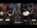 Adrien Broner vs Blair Cobbs Full HEATED Press Conference & face off video