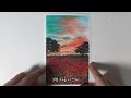 초보자를 위한 오일파스텔 풍경화 / Landscape drawing with oil pastel for beginners