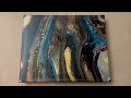 Transition from Day to Night with  Satisfying Pour Painting Transformation