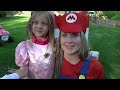 The Super Mario Bros Movie Transformation into Peach! In Real Life Go Kart Game Obstacle Course