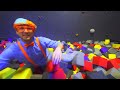 Blippi Visits The Indoor Playground Funtastic Playtorium | Learning Fruits Colors & More With Blippi