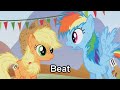 Rainbow Dash sings Beat It