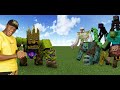 Minecraft Dungeons vs Mutant Creatures! | Tribute to Minecraft Dungeons