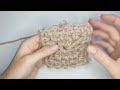 Beginner Moss Stitch Square Tutorial (Step-by-Step)