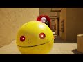 Robot Pacman VS Lava Monster & Spiky Monster in Ancient Egypt Maze. Part 6 (Giant Metal Ball)
