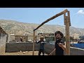 🏜Rural family lifestyle🛖🧱Shirvan stays at home until the construction of the barn is flawless #vlog