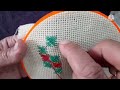 تعليم ايتامين تطريز يدوى كانفاه handmade embroidery spider stitch