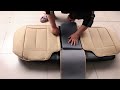 COVERADO | Car Seat Cover Installation | Waterproof Leather Seat Protection | Universal Fit