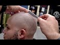 Experience the Tingles: ASMR Head Razor Shave for Ultimate Relaxation, Solve the problem of dandruff