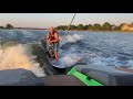 Wakesurfing Raintree Lake 6/19/20