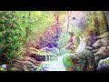 Waterfall Painting Timelapse - 