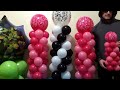 Easy Mini Balloon Columns!