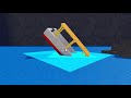 Boat hits rock and sinks! (Build a Boat) #animation #sinking #roblox