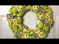 Easy Ribbon Wreath [Summer time ribbon wreath]