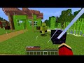 Minecraft で最大の竜巻が Obsidian 内の Muzan ファミリー バンカーと Wood 内の Mikey のバンカーを襲う!