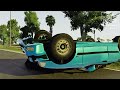 Road Potholes and Bumps Crashes #01 [BeamNG.Drive]