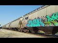 NKP SD9 358 & INER Grain Train in Edon, OH 6/16/24