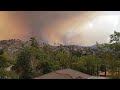 (11) Incoming bush fire.