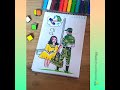 feeling proud indian army drawing|| hard taching indian 🪖 army drawing|| #artistwahid