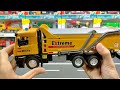 Review Diecast Trucks Of Passenger Stair Truck, Military Truck, Flatbed Truck, Dump Truck