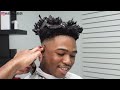 FREEFORM LOCS STYLE DROP FADE | FULL HAIRCUT TUTORIAL 💈🔥