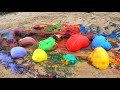 Experiment: Coca-Cola, Fanta, Pepsi vs Mentos in Holes Underground - Colorful Elephant ToothPaste